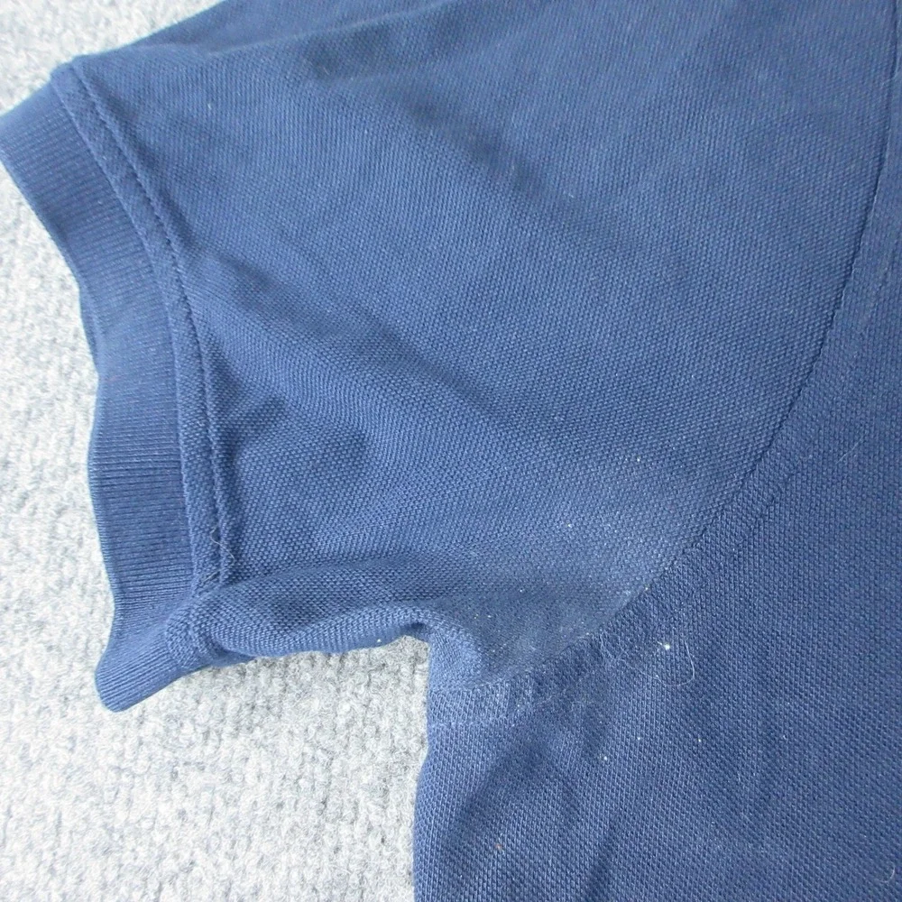 Polo Ralph Lauren Polo Shirt Mens 2XL Blue Short Sleeve Cotton USA Flag Eagle
